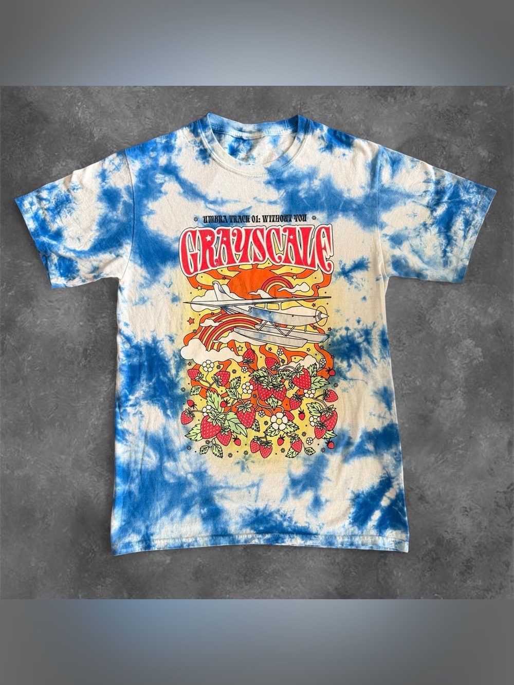 Grayscale Band T-Shirt Umbra Track 01 Without You Tie Dye Size Mens S